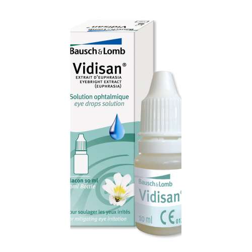 Vidisan Solution Ophtalmique (collyre) 10ml - Paraphamadirect